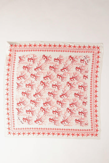 Saint Barth Foulard Kitana Bianco/rosso Donna - 2