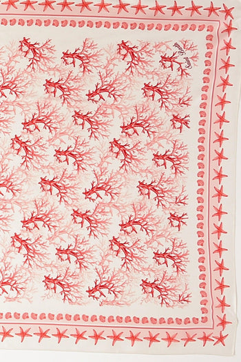 Saint Barth Foulard Kitana Bianco/rosso Donna - 3