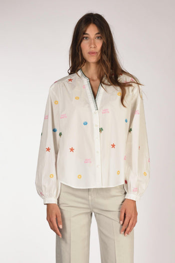 Saint Barth Camicia Liona Bianco Donna - 2