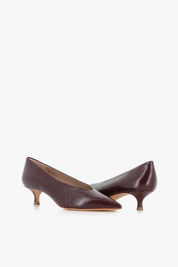 Décollette Babouche Kitten Heel Viola Donna - 2