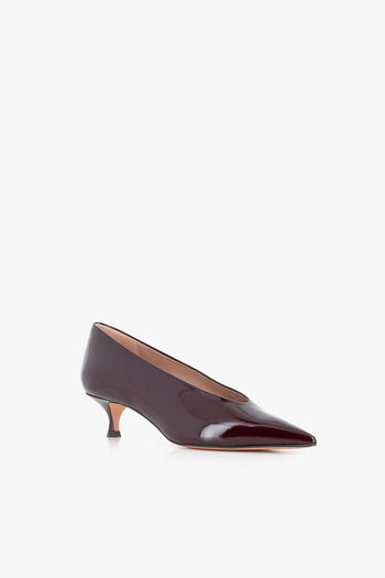 Décollette Babouche Kitten Heel Viola Donna - 3