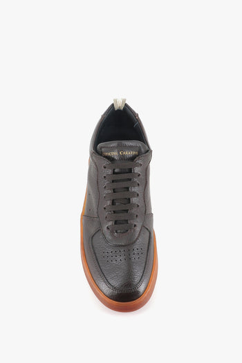 Sneaker Asset/001 Marrone Uomo - 5
