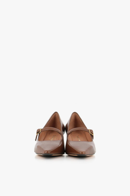 Décolleté V428a Marrone Donna