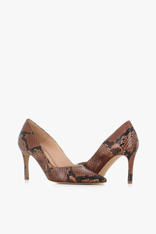 Décolleté Jarina Marrone Donna