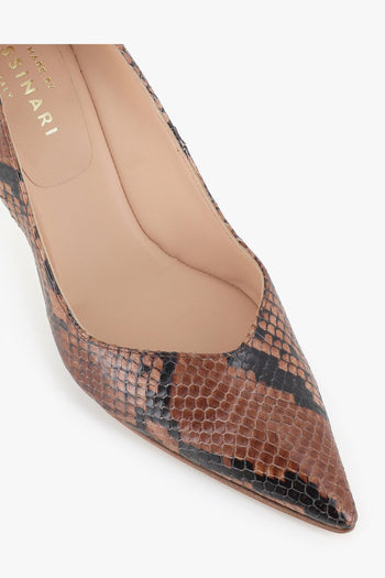 Décolleté Jarina Marrone Donna - 5