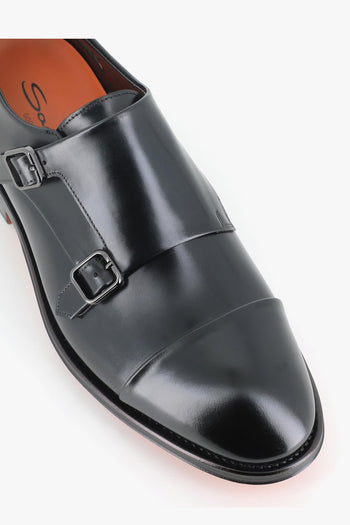 Doppia Fibbia Nero Uomo - 5