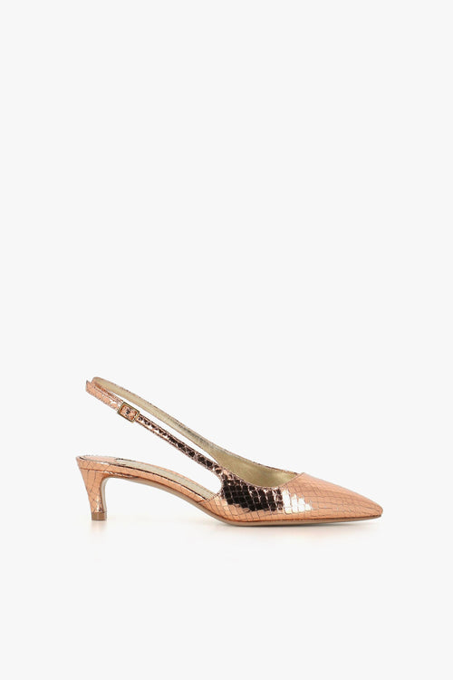 Décolleté 5649 Marrone Donna