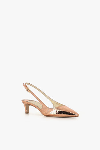 Décolleté 5649 Marrone Donna - 3