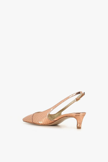 Décolleté 5649 Marrone Donna - 4