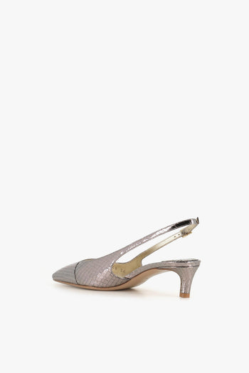 Décolleté 5649 Argento Donna - 3