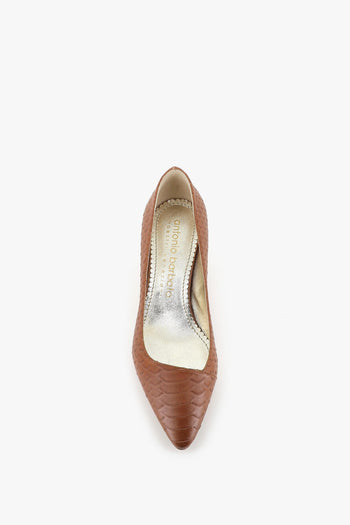 Décolleté 5647 Marrone Donna - 4