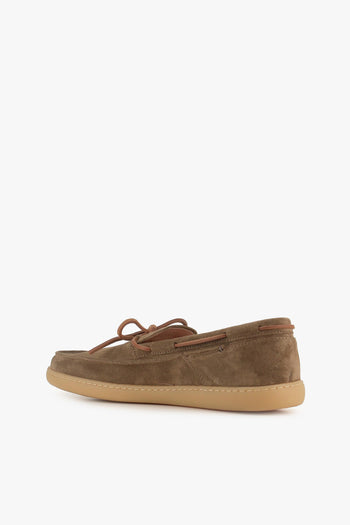 Mocassino Da Barca Rivaflex Grigio Uomo - 4
