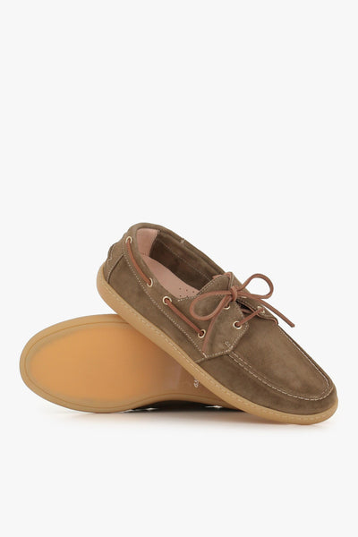 Mocassino Da Barca Velaflex Grigio Uomo
