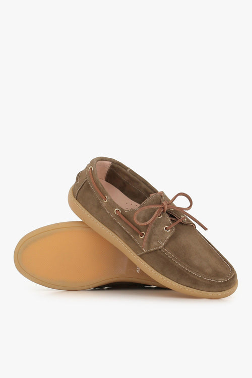Mocassino Da Barca Velaflex Grigio Uomo