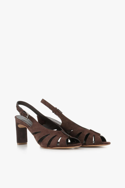 Sandalo 11923 Marrone Donna