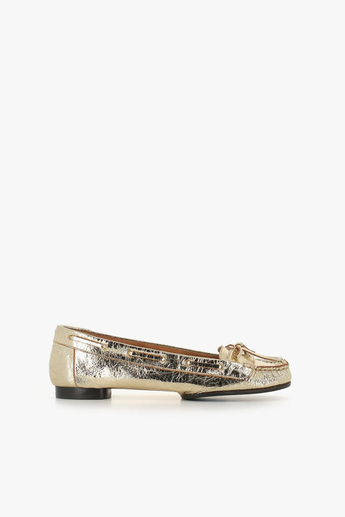 Mocassino 12102 Oro Donna