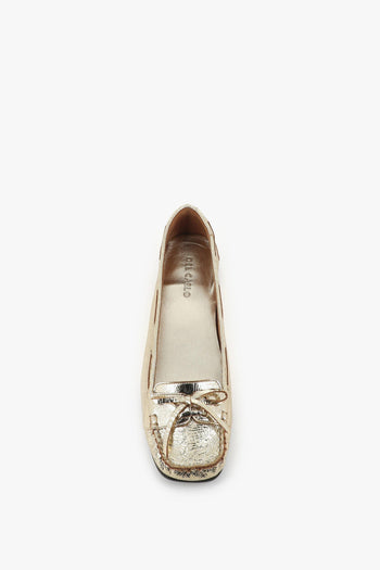 Mocassino 12102 Oro Donna - 4