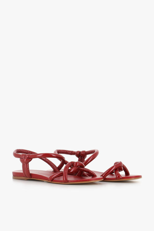 Sandalo 12107 Rosso Donna