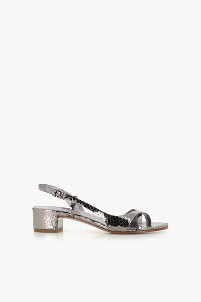 Sandalo 12111 Argento Donna