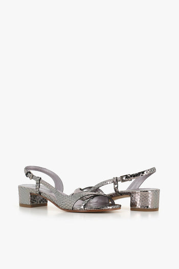 Sandalo 12111 Argento Donna - 2