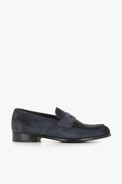 Mocassino Blu Uomo