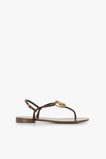 Sandalo E600018-004 Marrone Donna - 2