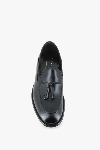 Mocassino Con Nappe 72407.p.10 Nero Uomo - 5