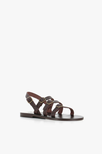 Sandalo Aldwin Marrone Donna - 3