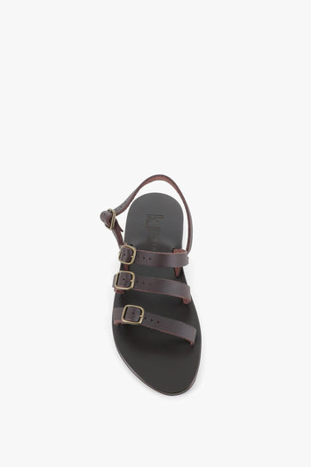 Sandalo Aldwin Marrone Donna - 5