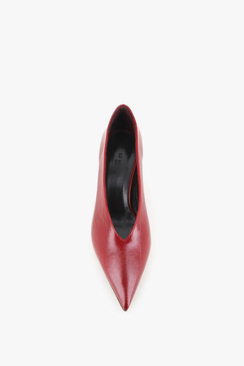 Décollette Babouche Kitten Heel Rosso Donna - 4