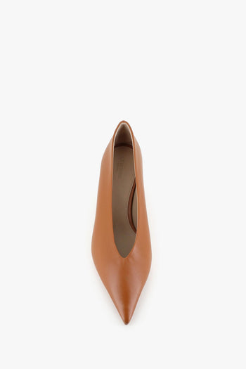 Décollette Babouche Kitten Heel Marrone Donna - 5