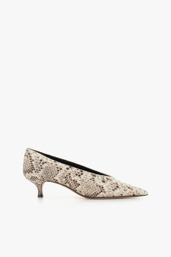 Décollette Babouche Kitten Heel Marrone Donna - 2