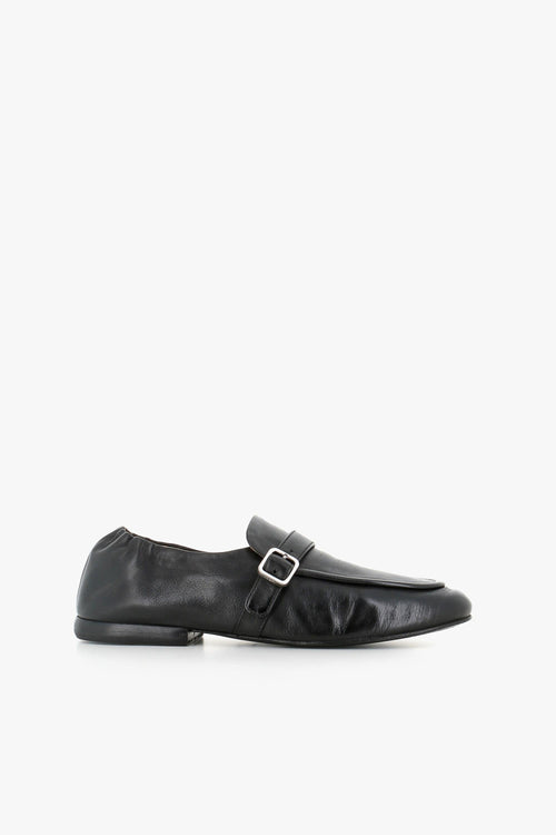 Mocassino Mandolo Nero Donna
