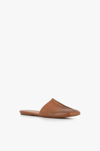 Sabot Quadrangolo Marrone Donna - 3