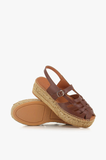 Zeppa Thalis Marrone Donna - 2