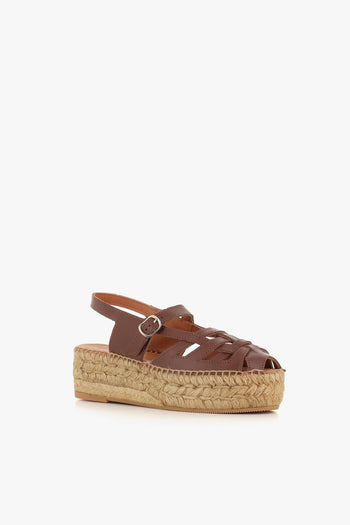 Zeppa Thalis Marrone Donna - 3