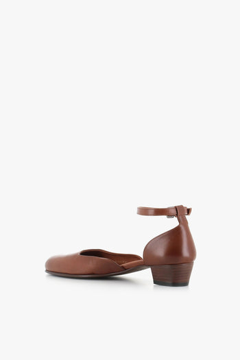 Décolleté 19841d Marrone Donna - 4