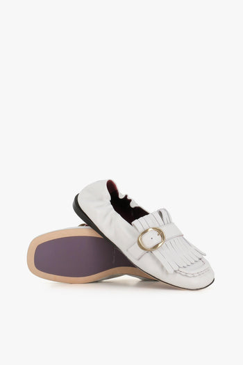 Mocassino Bianco Donna - 2