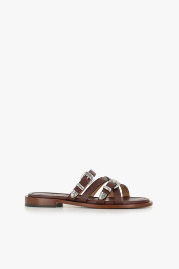 Sandalo Sr4916 Marrone Donna - 2