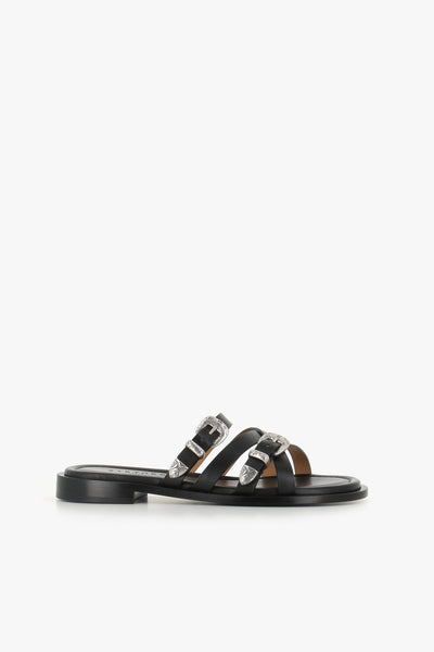 Sandalo Sr4916 Nero Donna