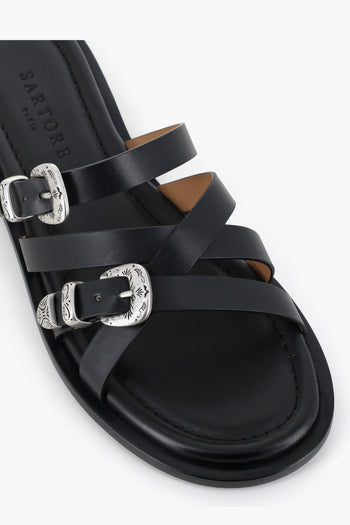 Sandalo Sr4916 Nero Donna - 5
