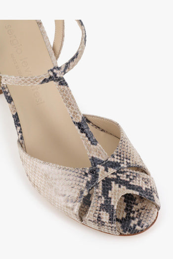 Sandalo Giselle 6 Pitone Pattern Donna - 5