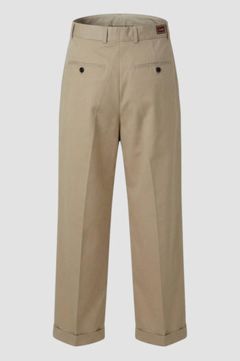 Pantalone cropped con pieghe - 3
