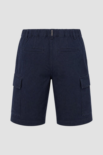 Bermuda cargo in twill di cotone tinti in capo - 3