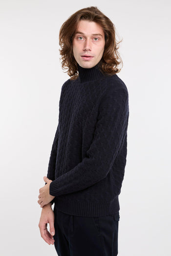 Maglione in lana merino a trecce - 3