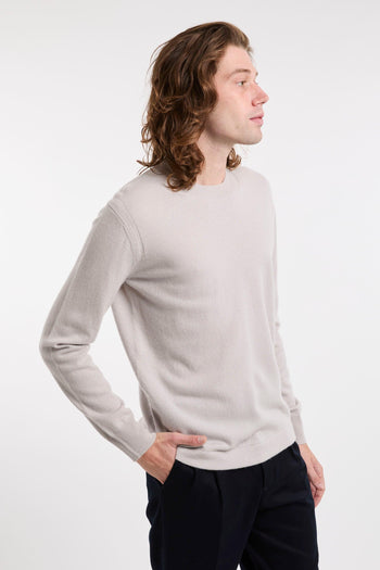 Maglia girocollo in lana e cashmere - 3