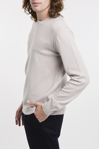 Maglia girocollo in lana e cashmere - 5