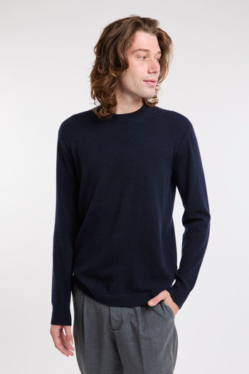 Maglia girocollo in lana e cashmere - 4