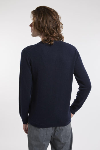 Maglia girocollo in lana e cashmere - 6