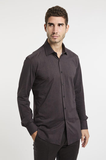 Camicia collo francese melange - 3